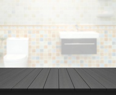 Masa üstü ve arka plan bulanıklık banyo