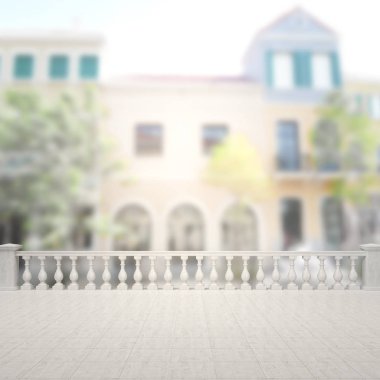 Balkon ve Teras dış arka plan bulanıklık
