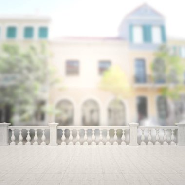 Balkon ve Teras dış arka plan bulanıklık