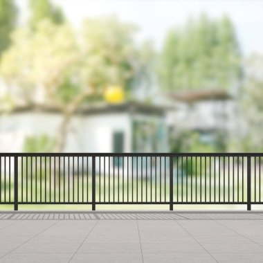 Balkon ve Teras dış arka plan bulanıklık