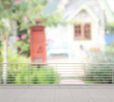 Balkon ve Teras dış arka plan bulanıklık