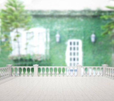 Balkon ve Teras dış arka plan bulanıklık
