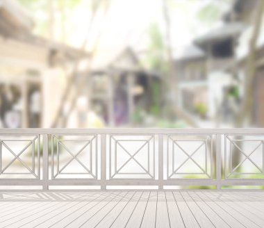 Balkon ve Teras dış arka plan bulanıklık