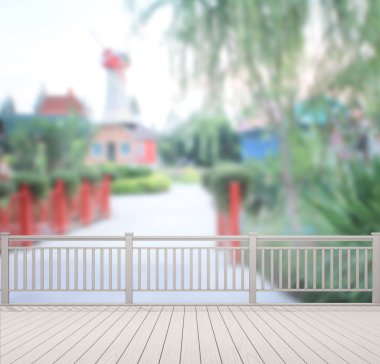 Balkon ve Teras dış arka plan bulanıklık