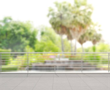 Balkon ve Teras, doğa arka plan bulanıklık