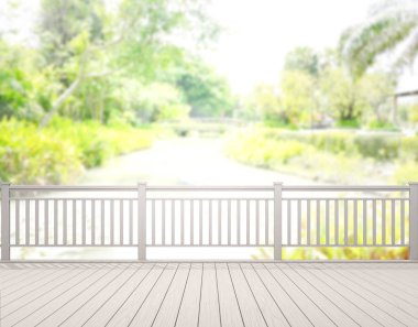 Balkon ve Teras, doğa arka plan bulanıklık