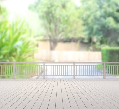 Balkon ve Teras, doğa arka plan bulanıklık