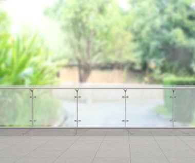 Balkon ve Teras, doğa arka plan bulanıklık