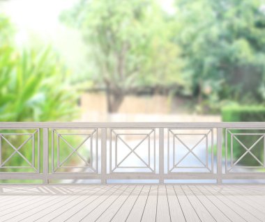 Balkon ve Teras, doğa arka plan bulanıklık