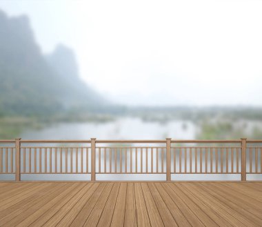 Balkon ve Teras, doğa arka plan bulanıklık