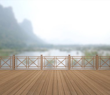 Balkon ve Teras, doğa arka plan bulanıklık