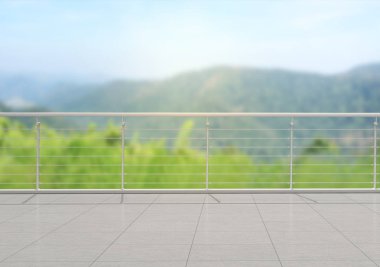 Balkon ve Teras, doğa arka plan bulanıklık