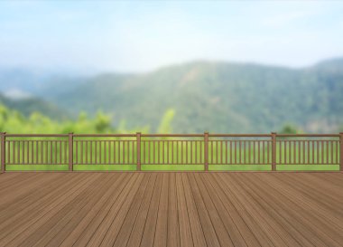 Balkon ve Teras, doğa arka plan bulanıklık