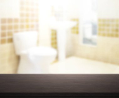 Masa üstü ve arka plan bulanıklık banyo