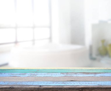 Masa üstü ve arka plan bulanıklık banyo