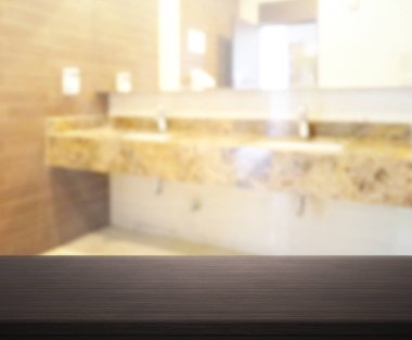 Masa üstü ve arka plan bulanıklık banyo