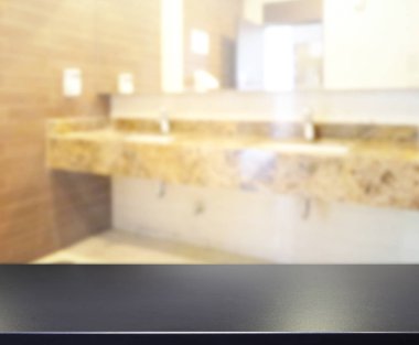 Masa üstü ve arka plan bulanıklık banyo