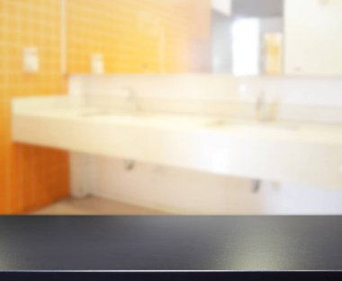 Masa üstü ve arka plan bulanıklık banyo