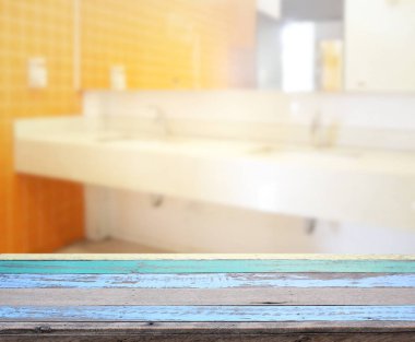 Masa üstü ve arka plan bulanıklık banyo