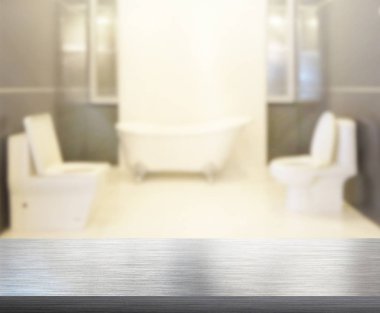 Masa üstü ve arka plan bulanıklık banyo