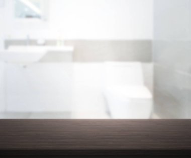 Masa üstü ve arka plan bulanıklık banyo