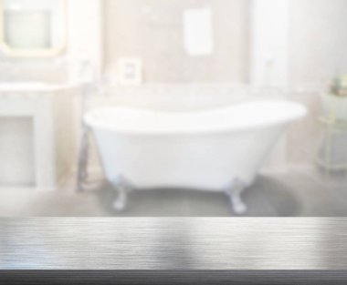 Masa üstü ve arka plan bulanıklık banyo