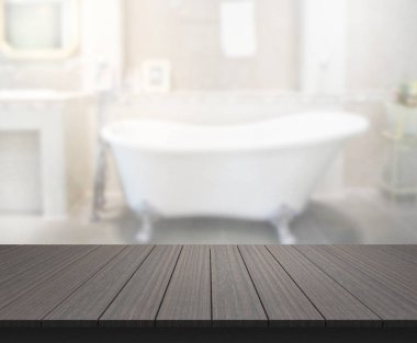 Masa üstü ve arka plan bulanıklık banyo