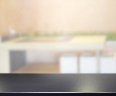 Masa üstü ve arka plan bulanıklık banyo