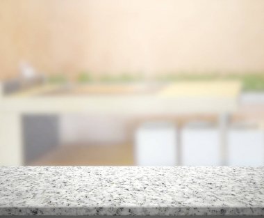 Masa üstü ve arka plan bulanıklık banyo