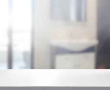 Masa üstü ve arka plan bulanıklık banyo