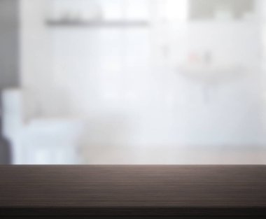 Masa üstü ve arka plan bulanıklık banyo