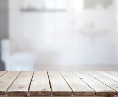 Masa üstü ve arka plan bulanıklık banyo