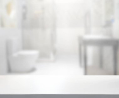Masa üstü ve arka plan bulanıklık banyo