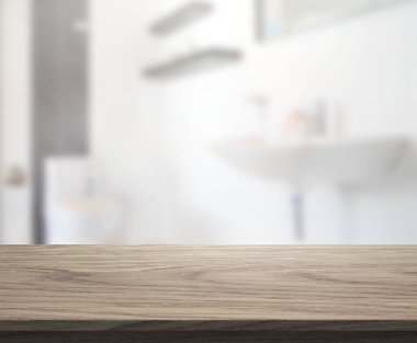 Masa üstü ve arka plan bulanıklık banyo