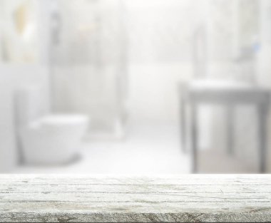 Masa üstü ve arka plan bulanıklık banyo