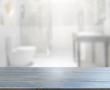 Masa üstü ve arka plan bulanıklık banyo