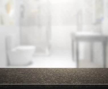 Masa üstü ve arka plan bulanıklık banyo