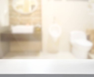 Masa üstü ve arka plan bulanıklık banyo