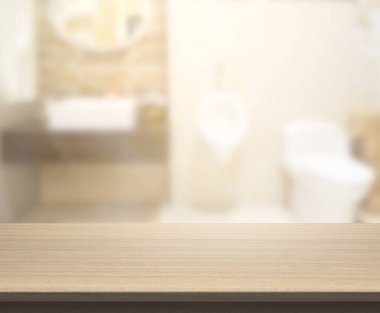 Masa üstü ve arka plan bulanıklık banyo