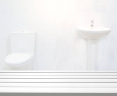 Masa üstü ve arka plan bulanıklık banyo