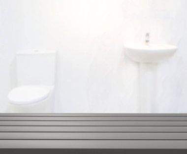 Masa üstü ve arka plan bulanıklık banyo