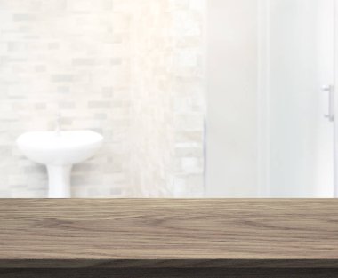 Masa üstü ve arka plan bulanıklık banyo