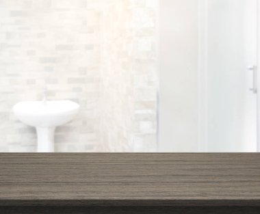 Masa üstü ve arka plan bulanıklık banyo