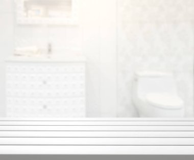 Masa üstü ve arka plan bulanıklık banyo