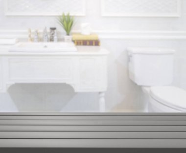 Masa üstü ve arka plan bulanıklık banyo