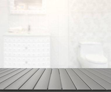 Masa üstü ve arka plan bulanıklık banyo
