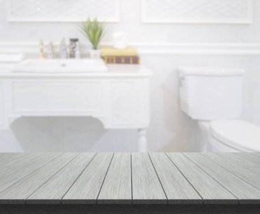 Masa üstü ve arka plan bulanıklık banyo