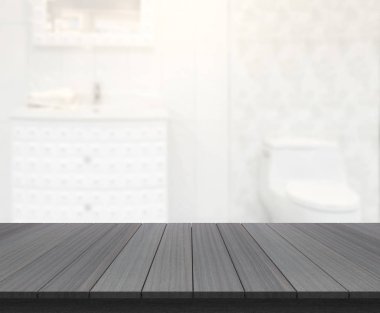 Masa üstü ve arka plan bulanıklık banyo