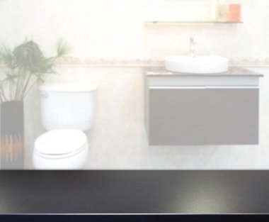Masa üstü ve arka plan bulanıklık banyo