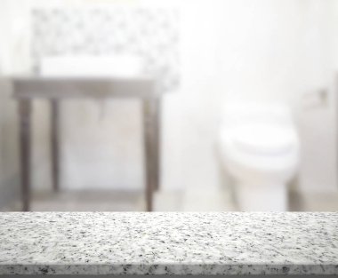 Masa üstü ve arka plan bulanıklık banyo